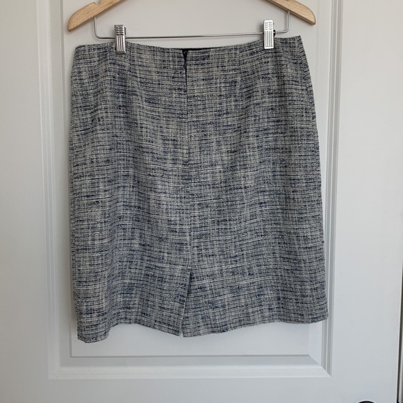 Antonio Melani Women’s Pencil Skirt Blue/Cream 10 - Picture 3 of 6